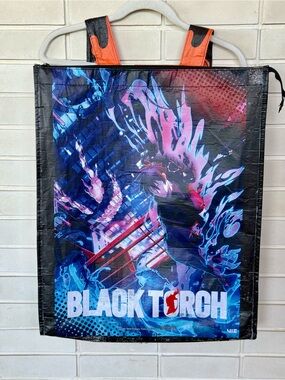 Black Torch Anime Convention Bag * Crunchyroll * Everything Anime * VIZ Backpack